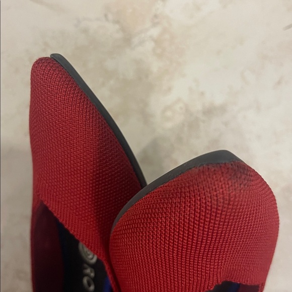 ROTHY'S THE POINT RED FLAT SHOES - Picture 5 of 7